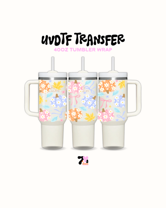 Pastel Pumpkin - UVDTF Wrap