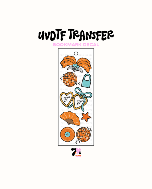 Showgirl icons - UVDTF Bookmark Decal