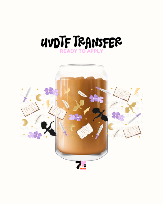 Fouth Wing dragons - UVDTF Wrap