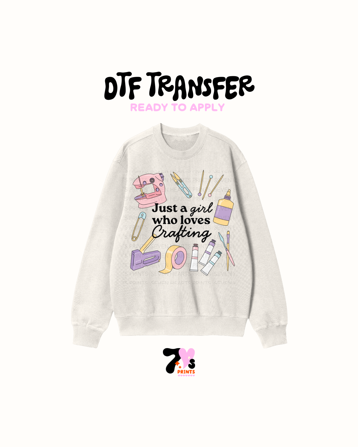 Just a girl that loves crafting  DTF Transfer
