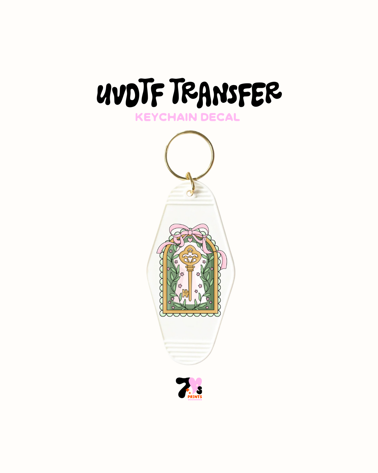 Secret Garden - UVDTF Keychain