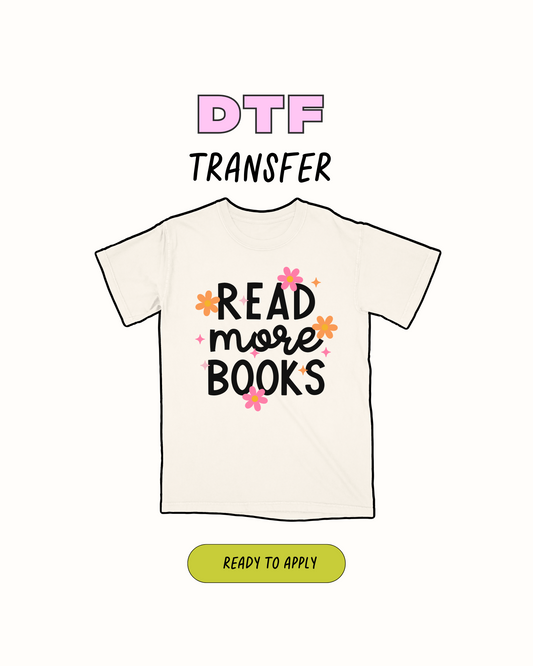 Read More Books - DTF Transfer