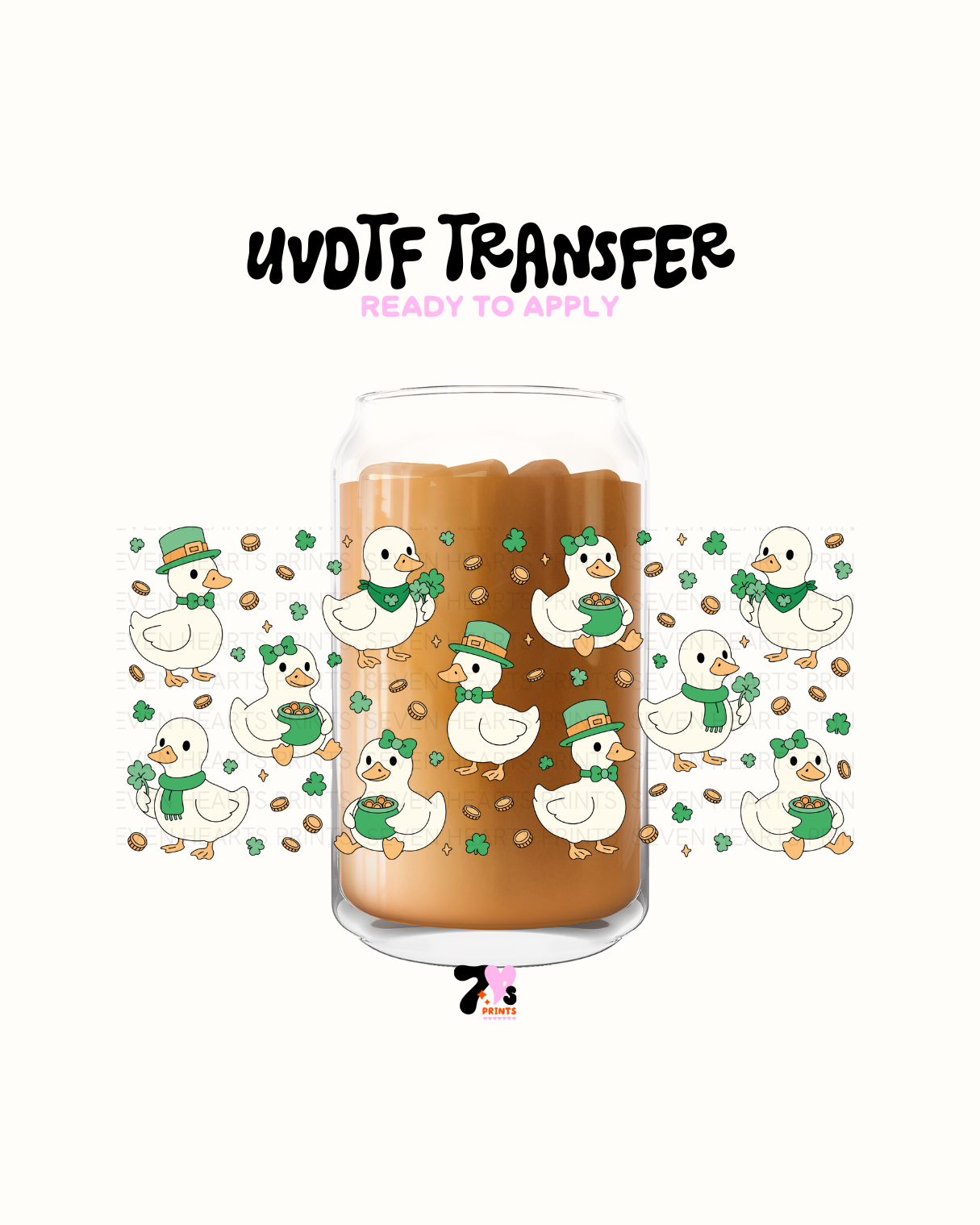 Cute Lucky Goose - UVDTF Wrap