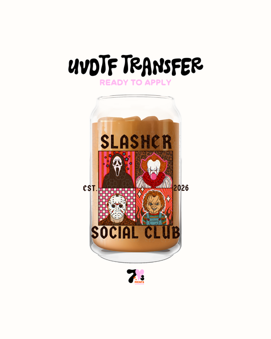 Slasher social club - UVDTF Decal
