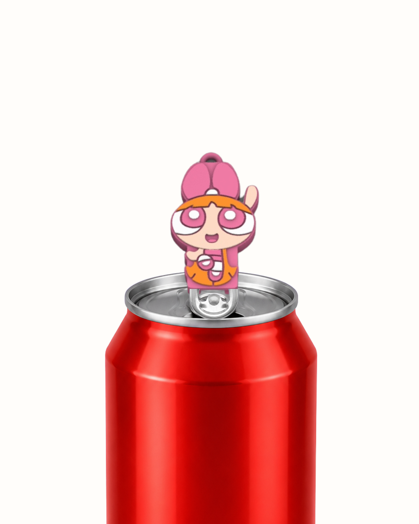 Pink Powergirl 3d Can Opener