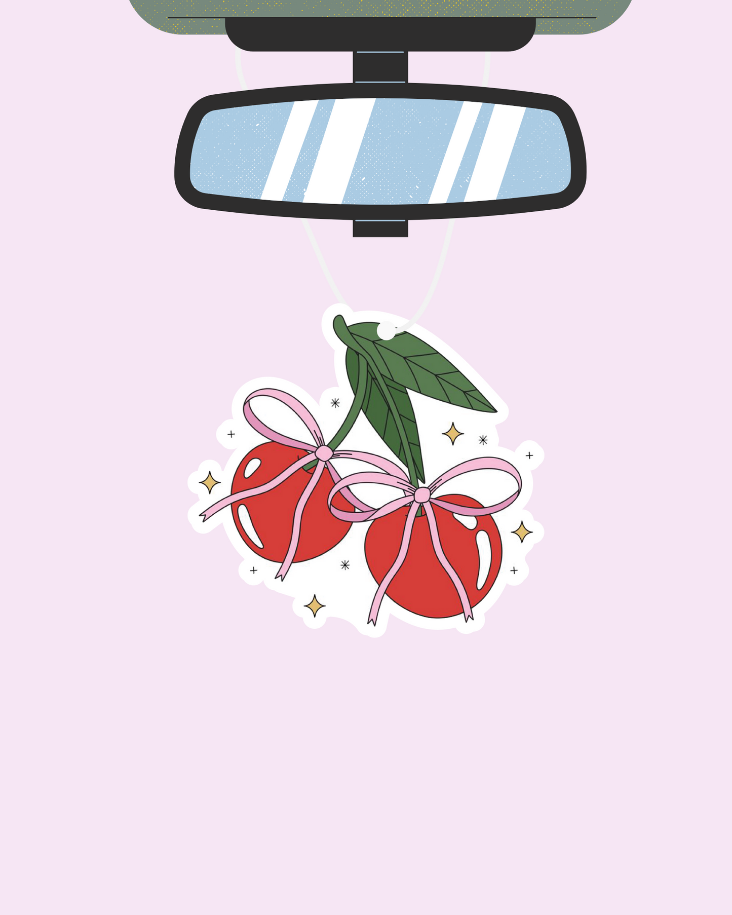 Cherry bow - Air Freshners Set fof  4