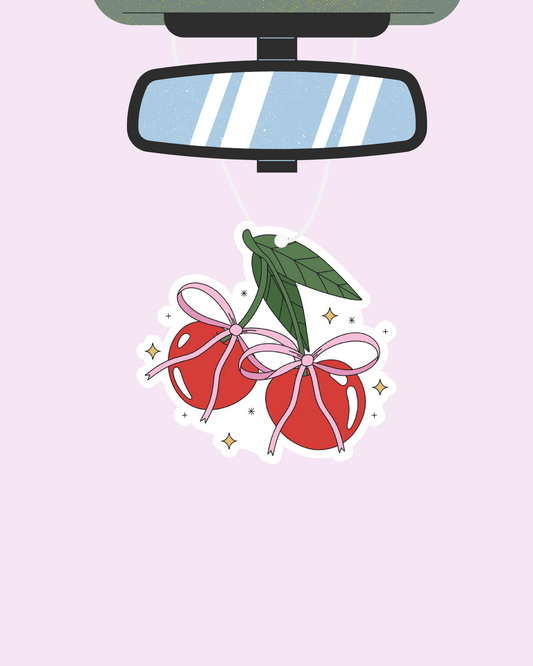 Cherry bow - Air Freshners Set fof  4