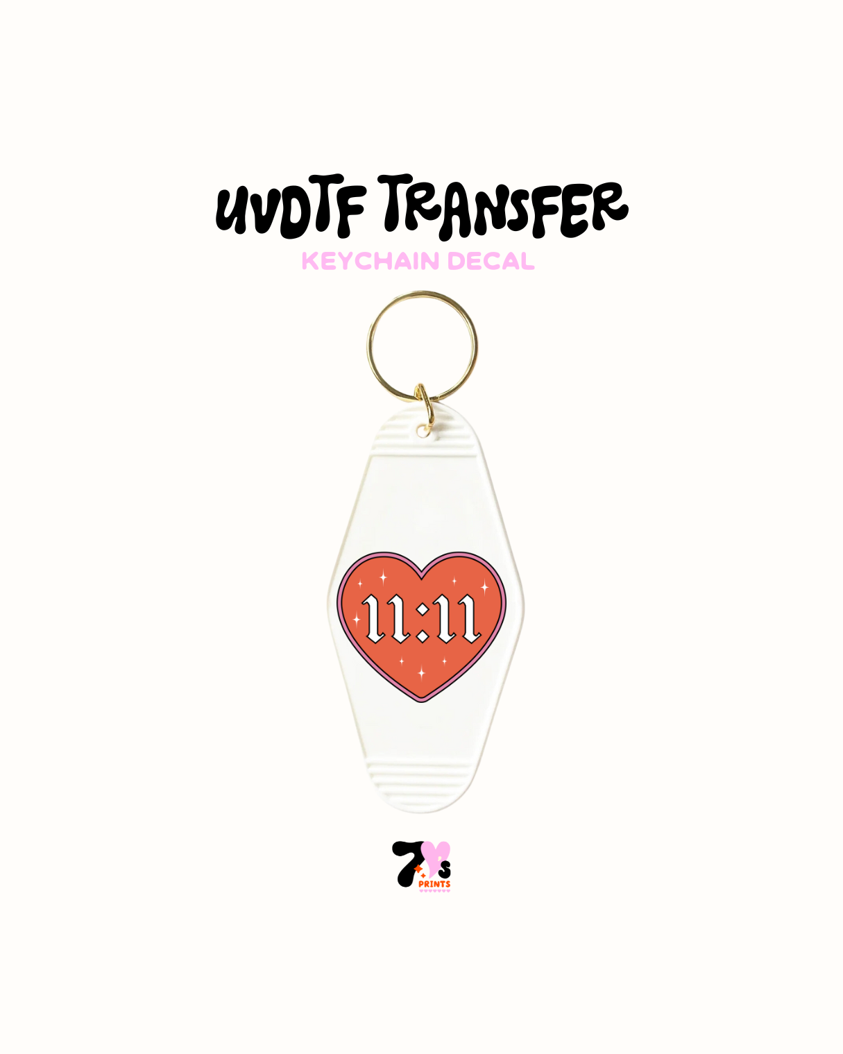 11-11 - UVDTF Keychain