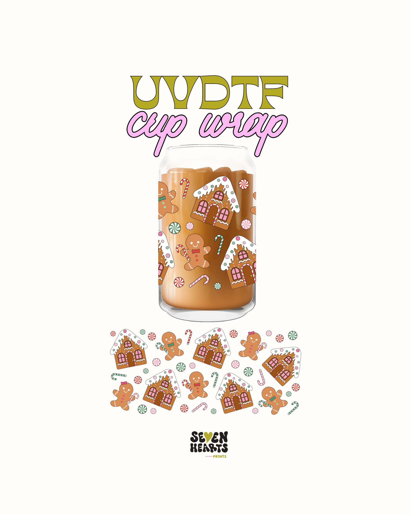 ginger bread house - UVDTF