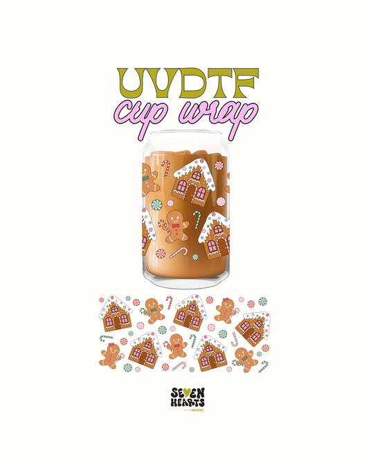 ginger bread house - UVDTF