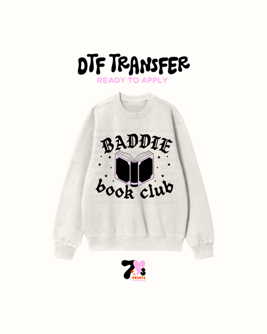 Baddie Book Club Purple -  DTF Transfers
