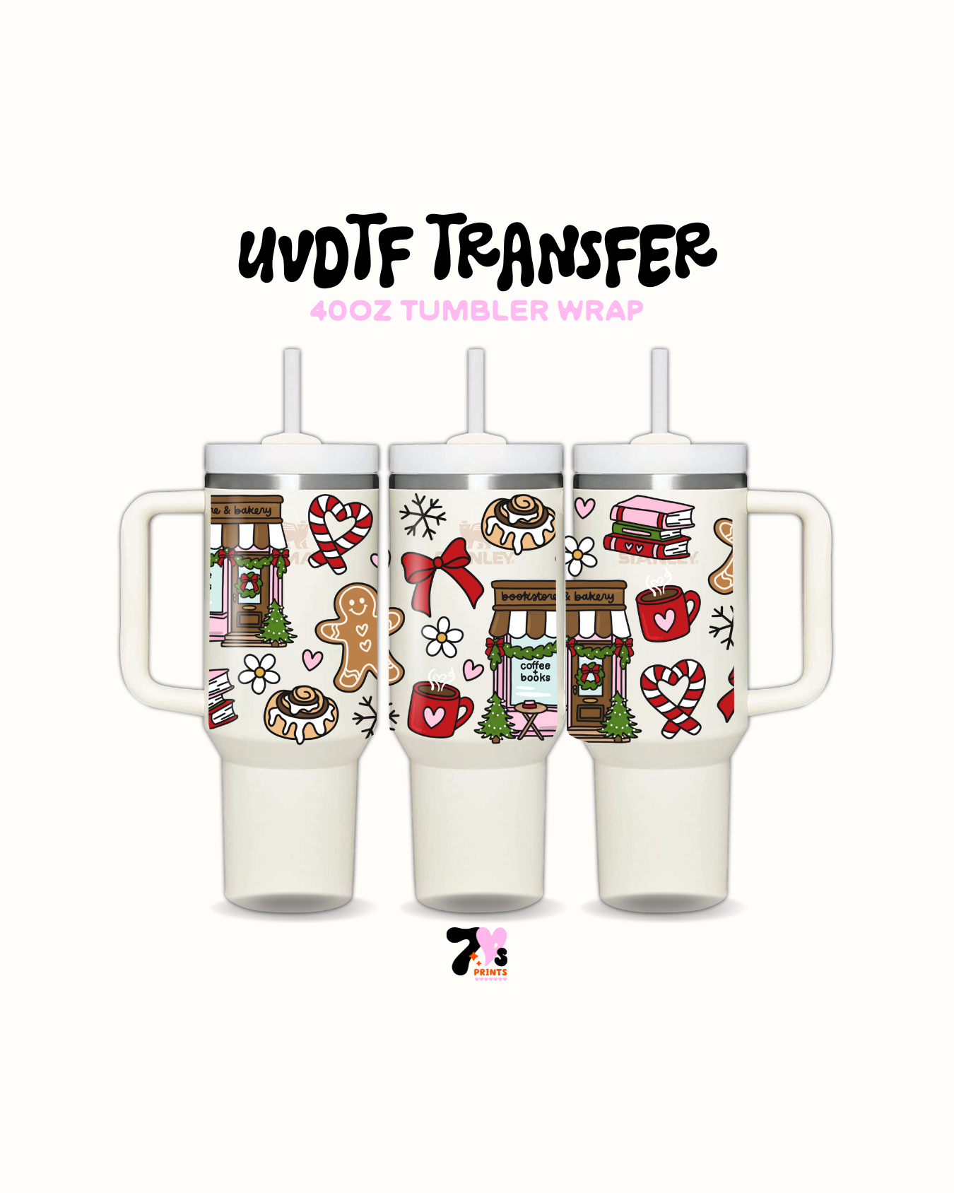 Bookstore and Bakery - UVDTF Wrap