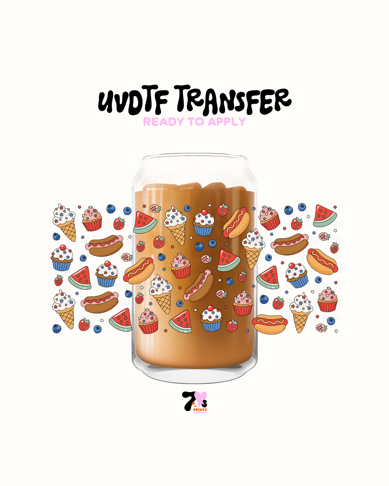 Ice cream picnic - UVDTF Wrap