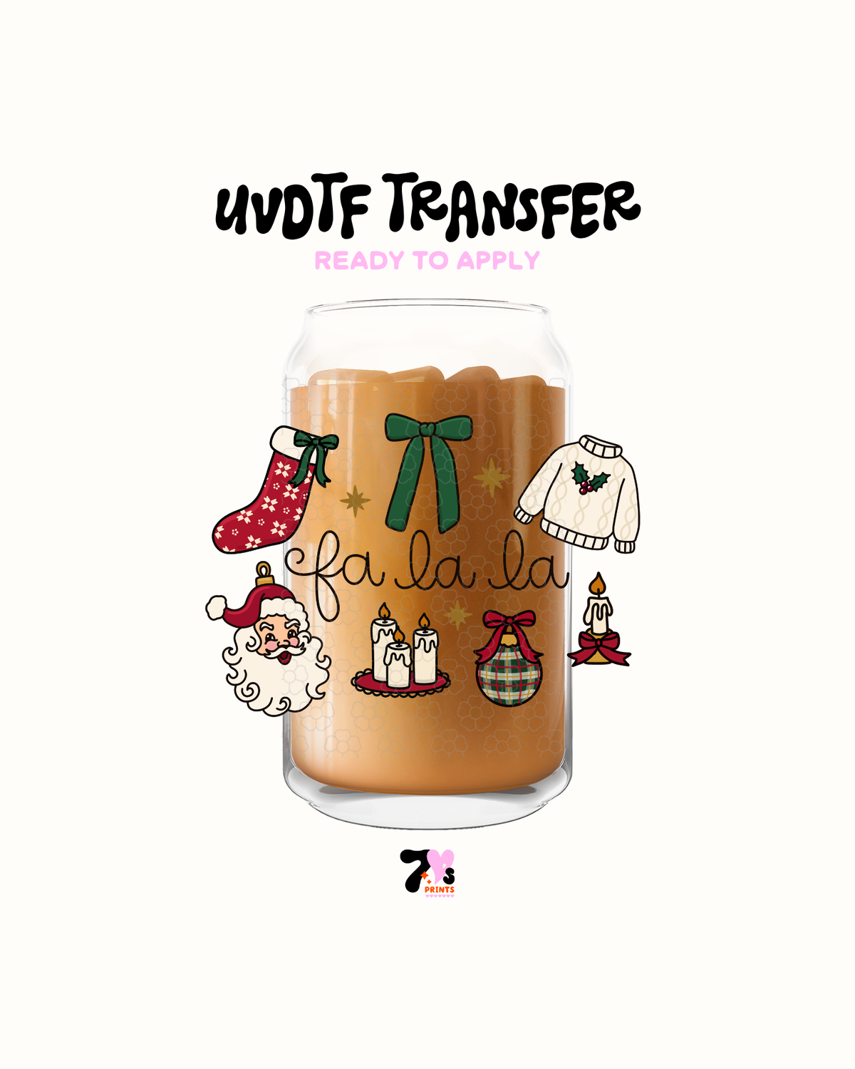 Fa-la-la - UVDTF Decal