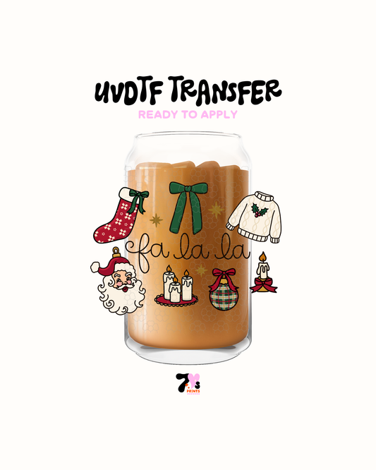 Fa-la-la - UVDTF Decal