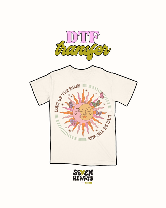 Love by the moon - DTF Transfer