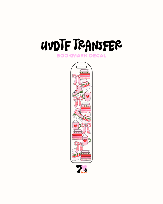 Christmas Bookish - UVDTF Bookmark Decal