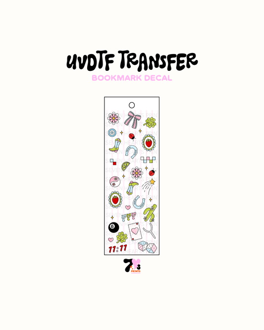 Lucky (Solid) - UVDTF Bookmark Decal