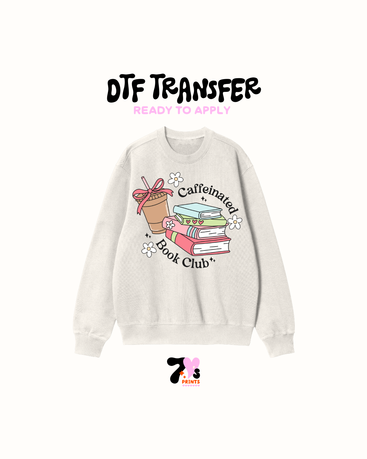 Caffeinated Book Club - DTF Transfers