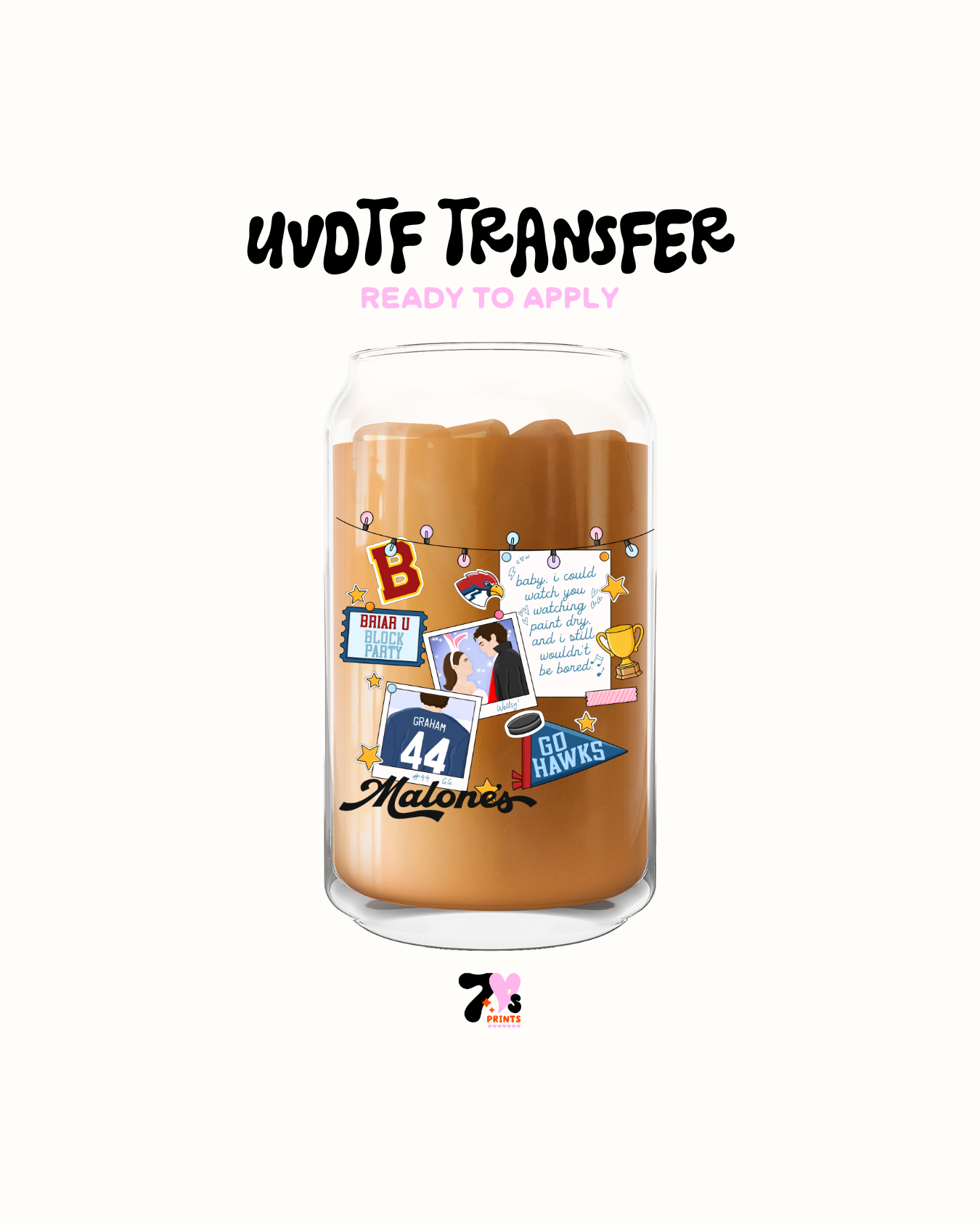 hocky romance off campus - UVDTF Decal