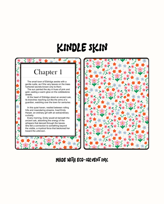 Cute Flowers - Kindle Skin