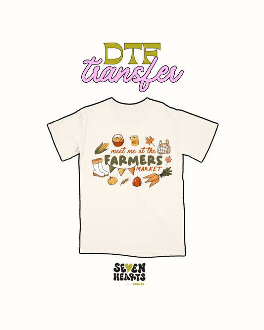 Meat farmers market - DTF Transfer