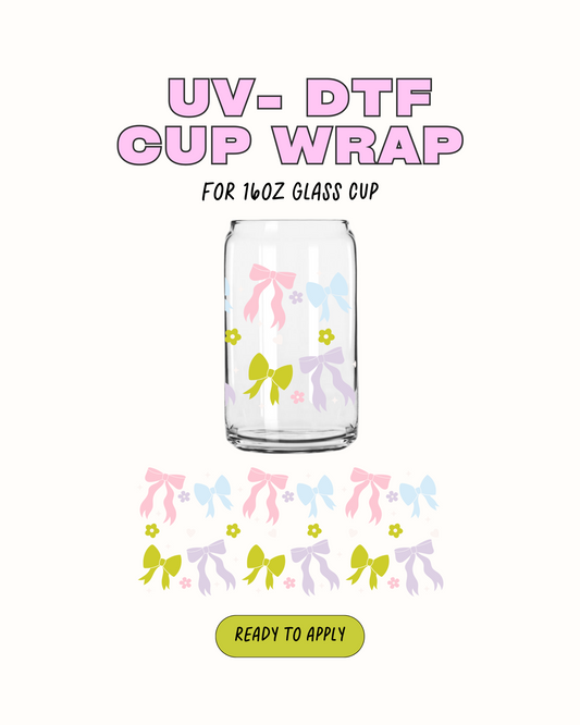 Pastel bows - UV DTF