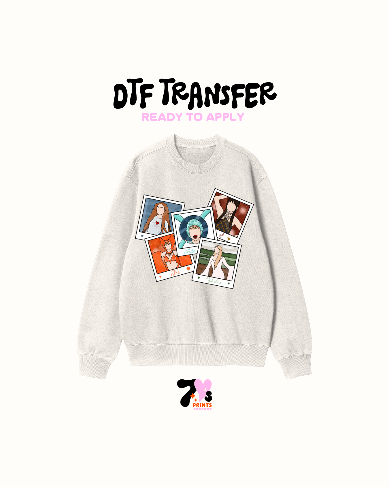 Polorized faith of ophelia-  DTF Transfers