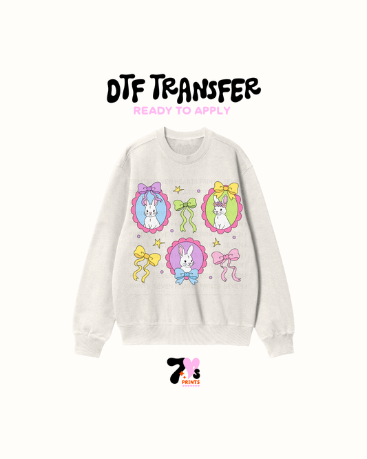 Easter bunnies- DTF Transfers