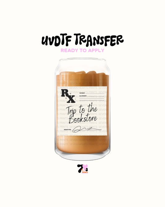RX: Trip to the bookstore - UVDTF Decal
