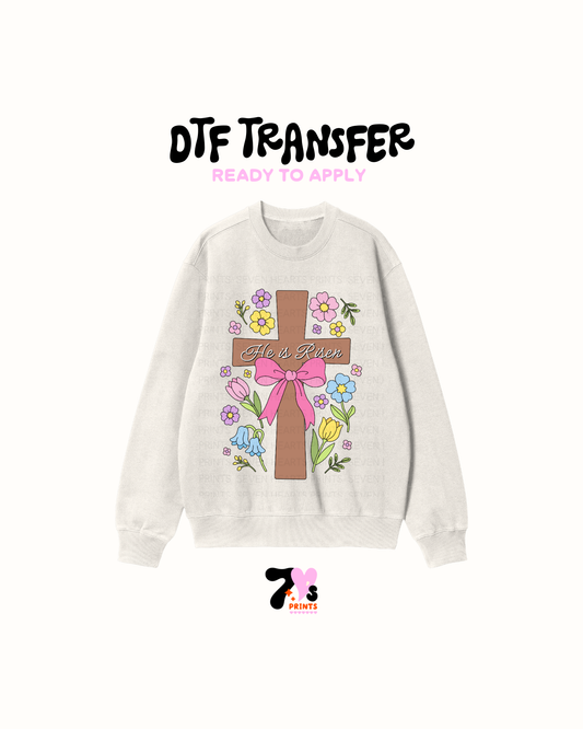 He is risen - DTF Transfers