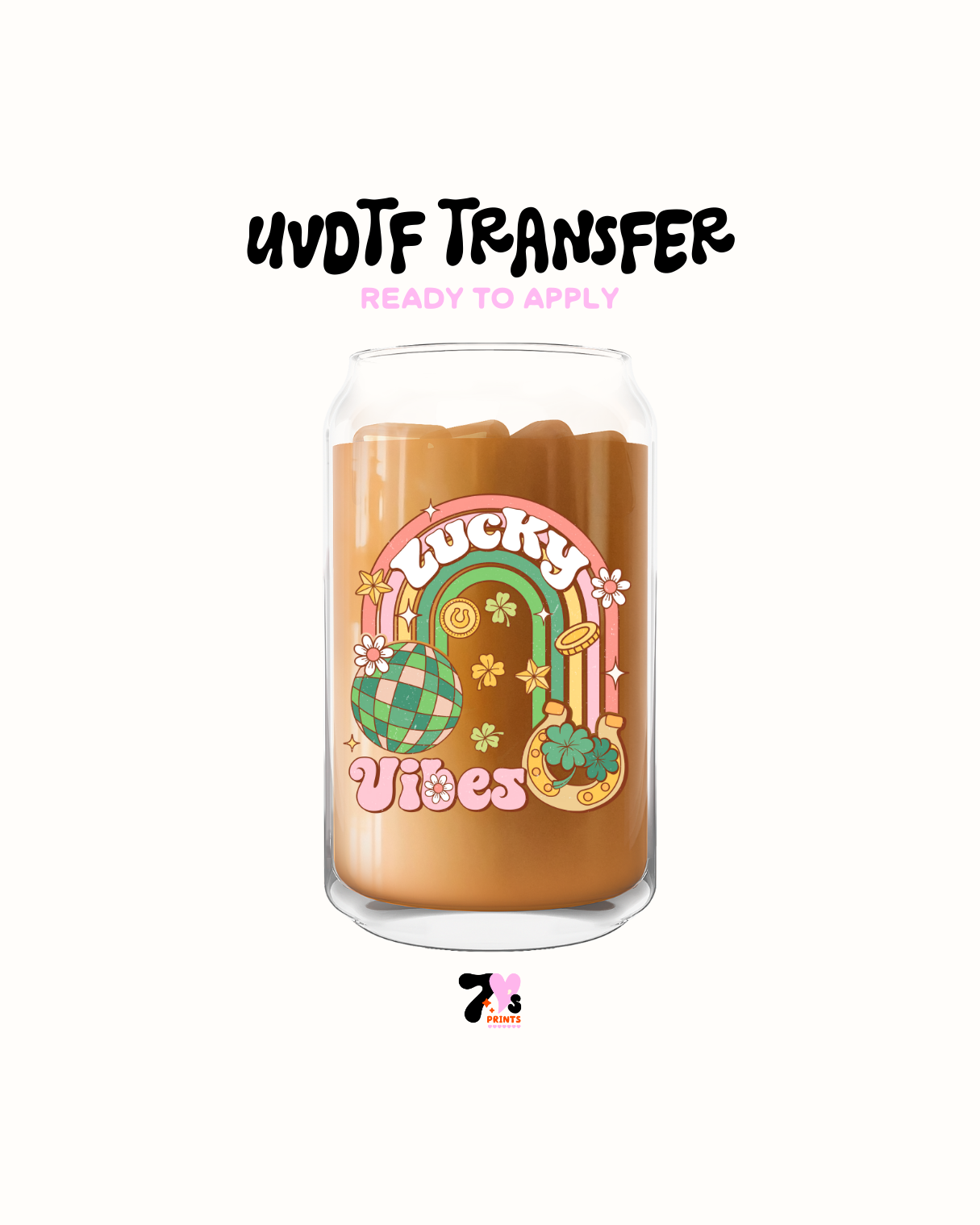 Lucky Vibes - UVDTF Decal