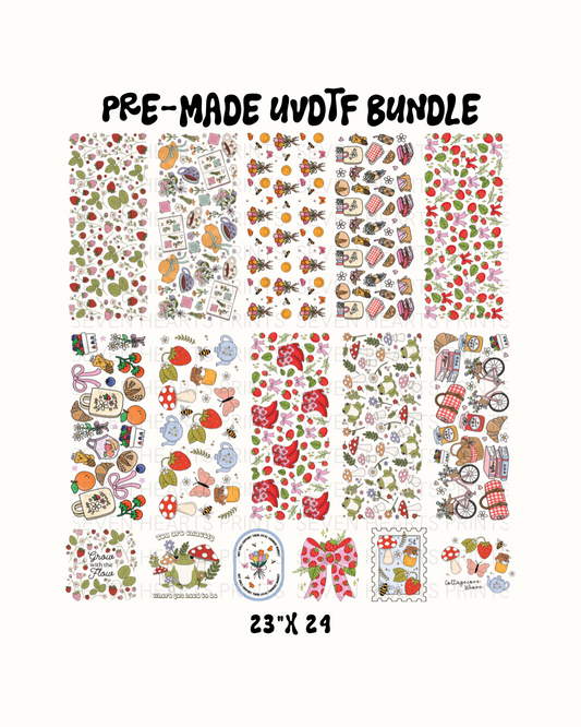 Cottage Pre-Made UVDTF Gang sheet
