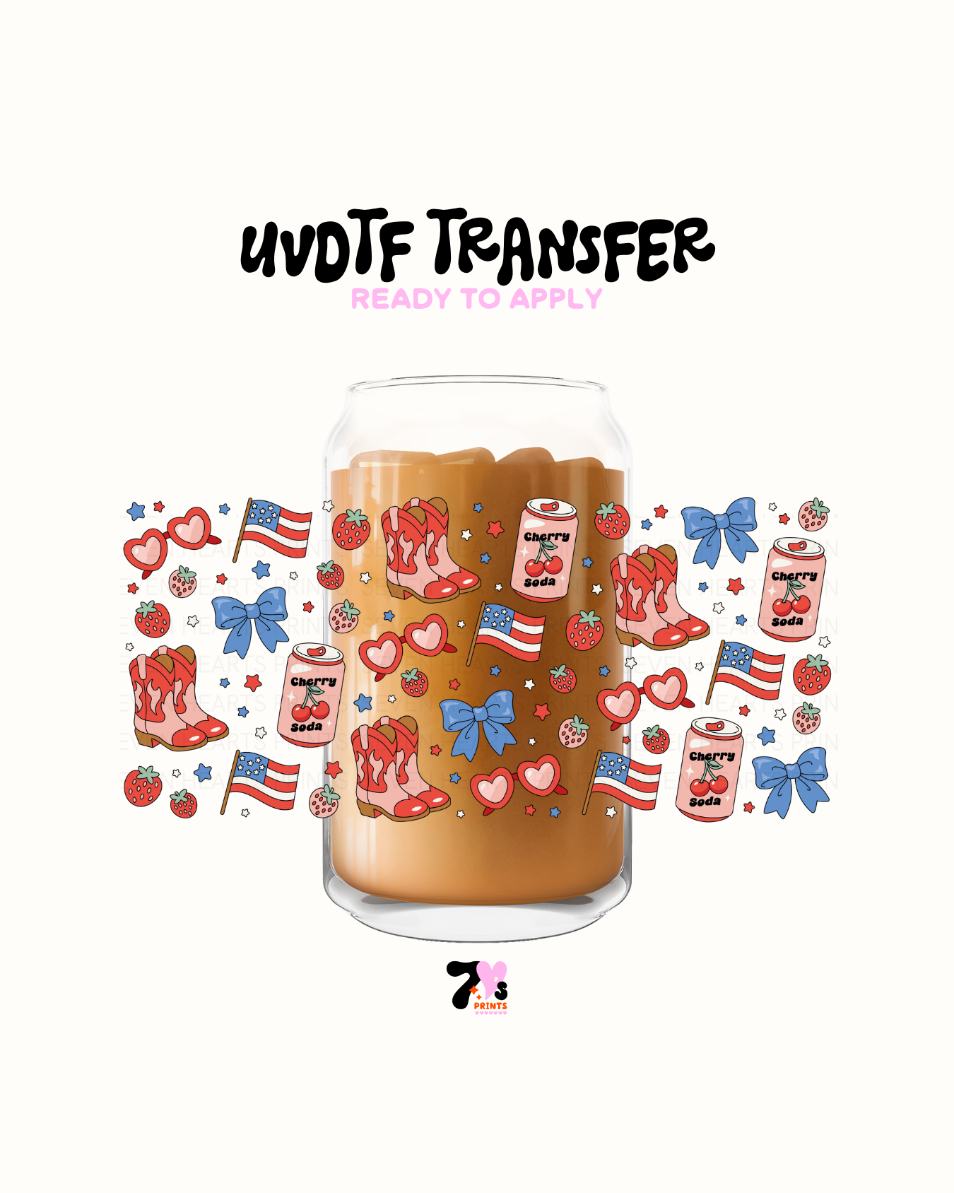 Western Fourth of July - UVDTF Wrap