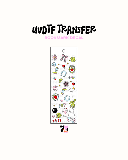 Lucky - UVDTF Bookmark Decal