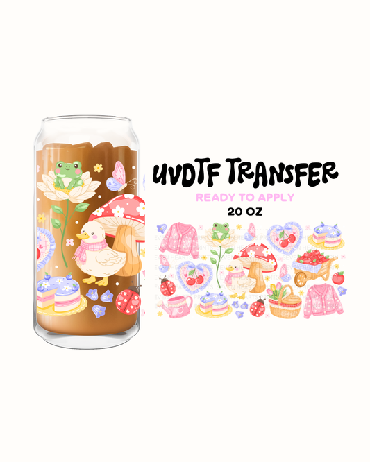 Chicken and mushroom - UVDTF 20oz Cup Wrap