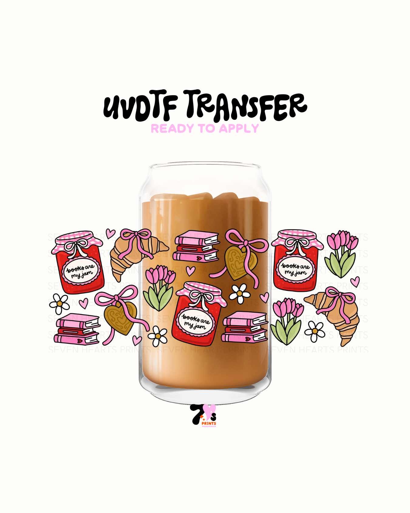 Books are my jam - UVDTF Wraps