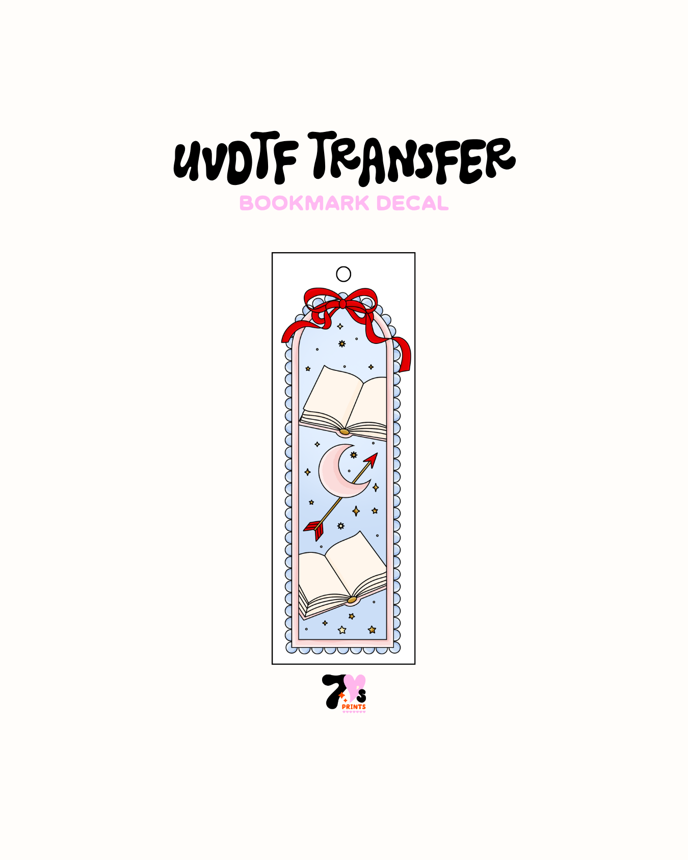 Star Crossed - UVDTF Bookmark Decal