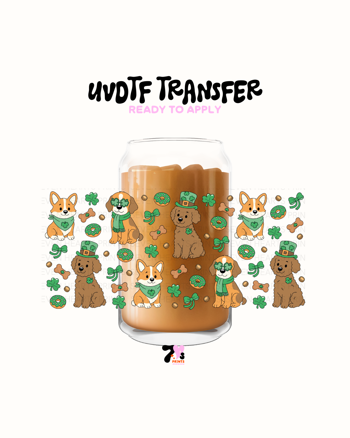 Cute lucky Dogs - UVDTF Wrap