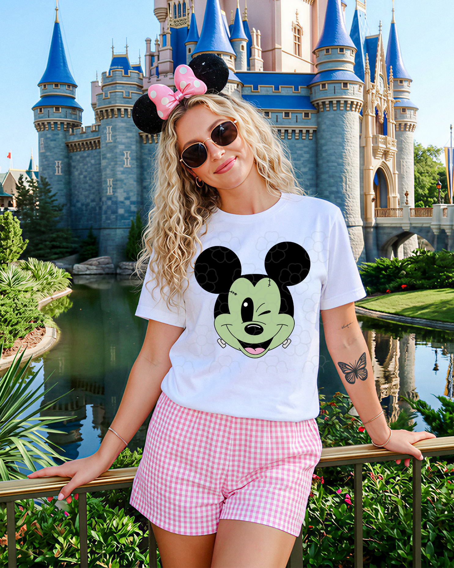Green mouse  DTF Transfers