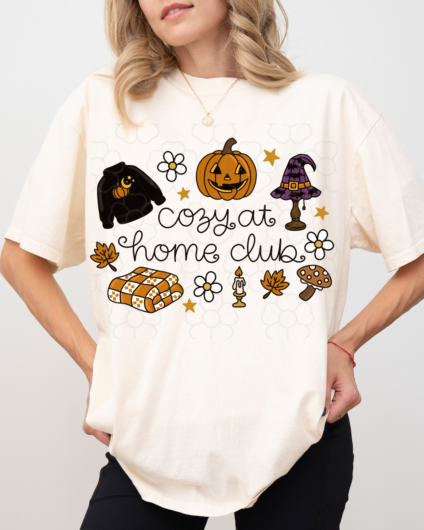 Cozy at home club - DTF Transfers