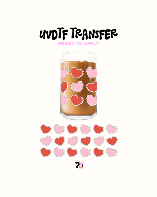 Hearts - UVDTF Wrap