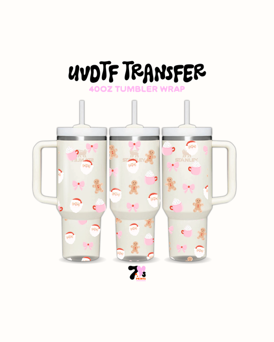 Santa and Gingerbreads - UVDTF Wrap