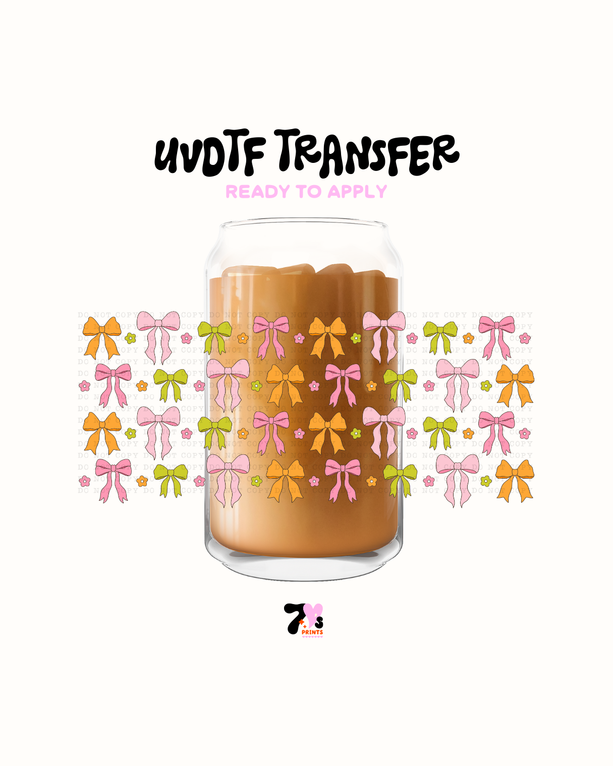 Cute bows - UVDTF Wrap
