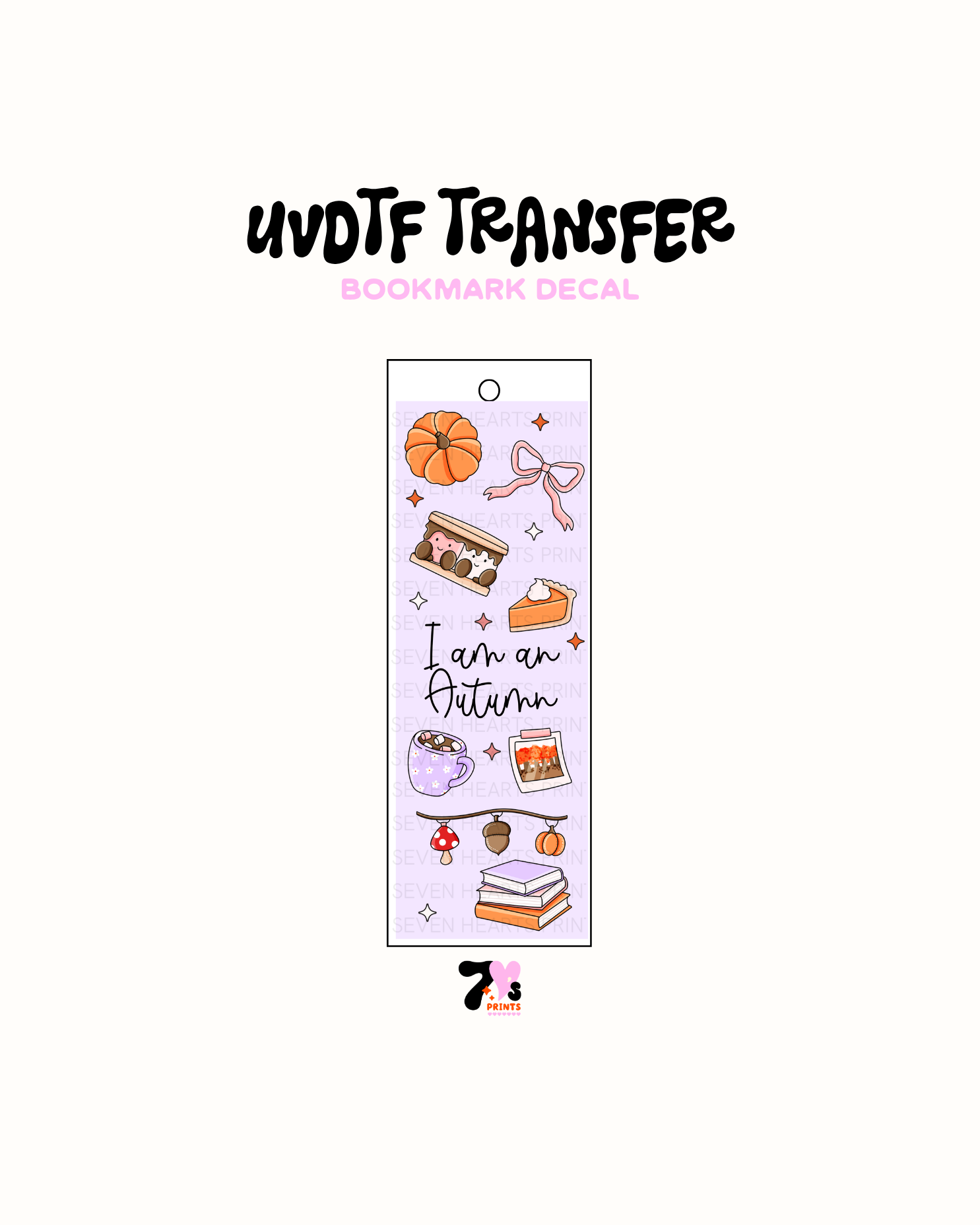 UVDTF Bookmark Decal #352