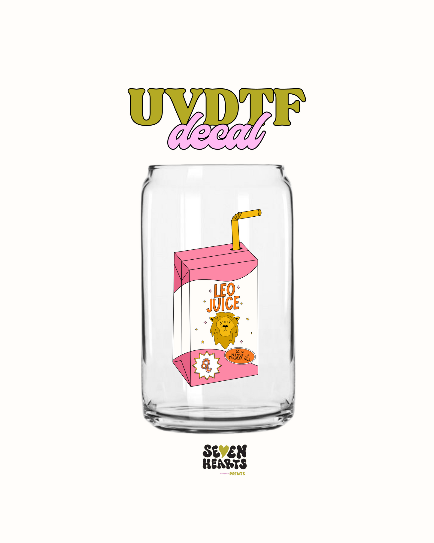 Zodiac sign Juice Box  - UVDTF