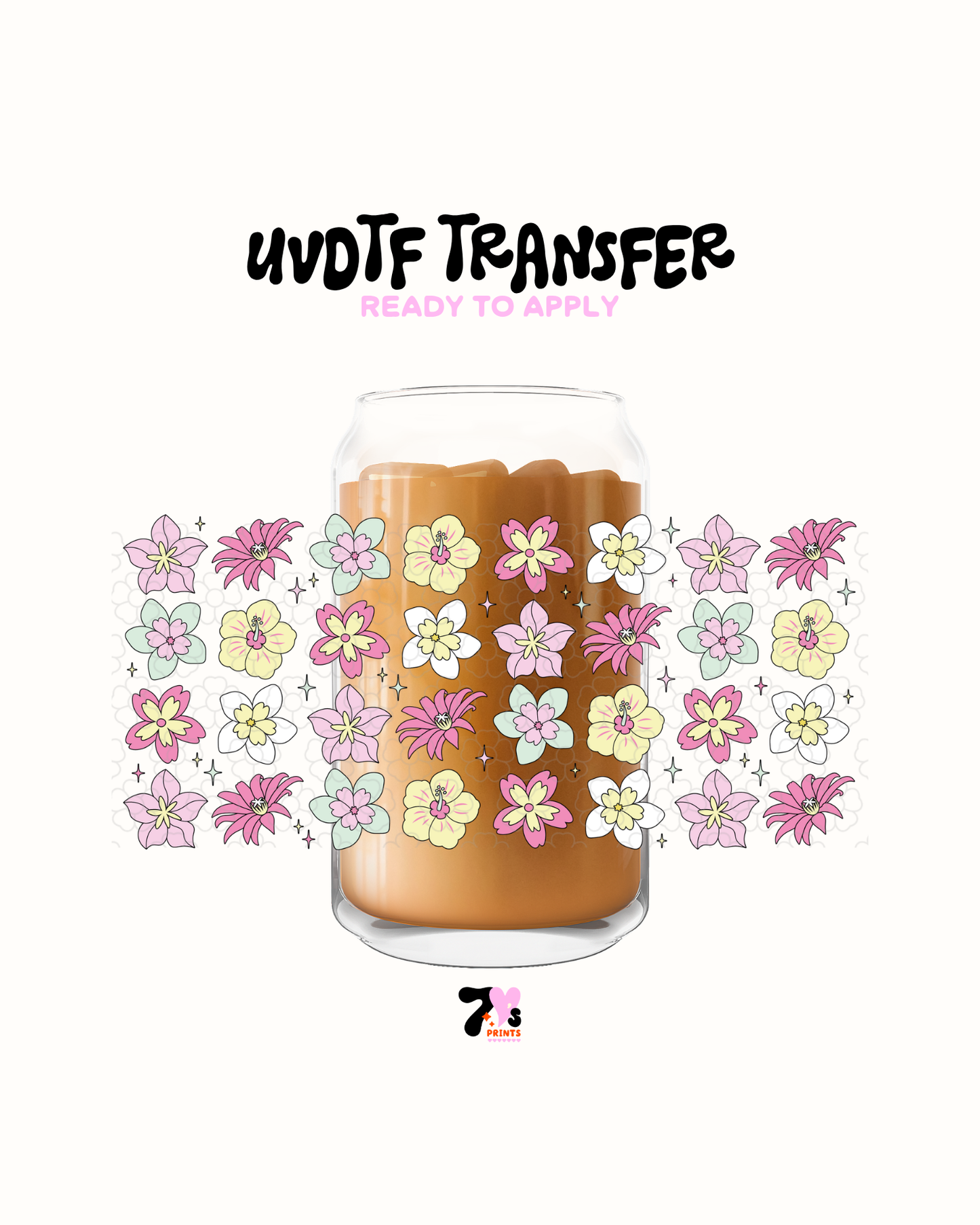 Summer flowers - UVDTF Wrap