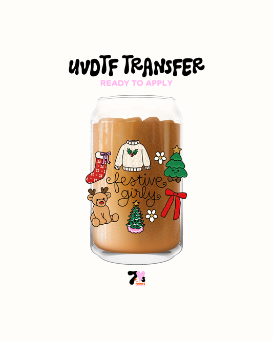Festive Girly - UVDTF Decal