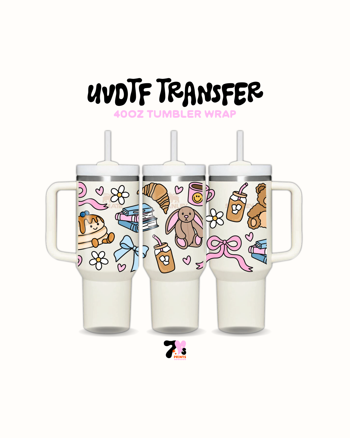 Rabit teddy - UVDTF Wrap