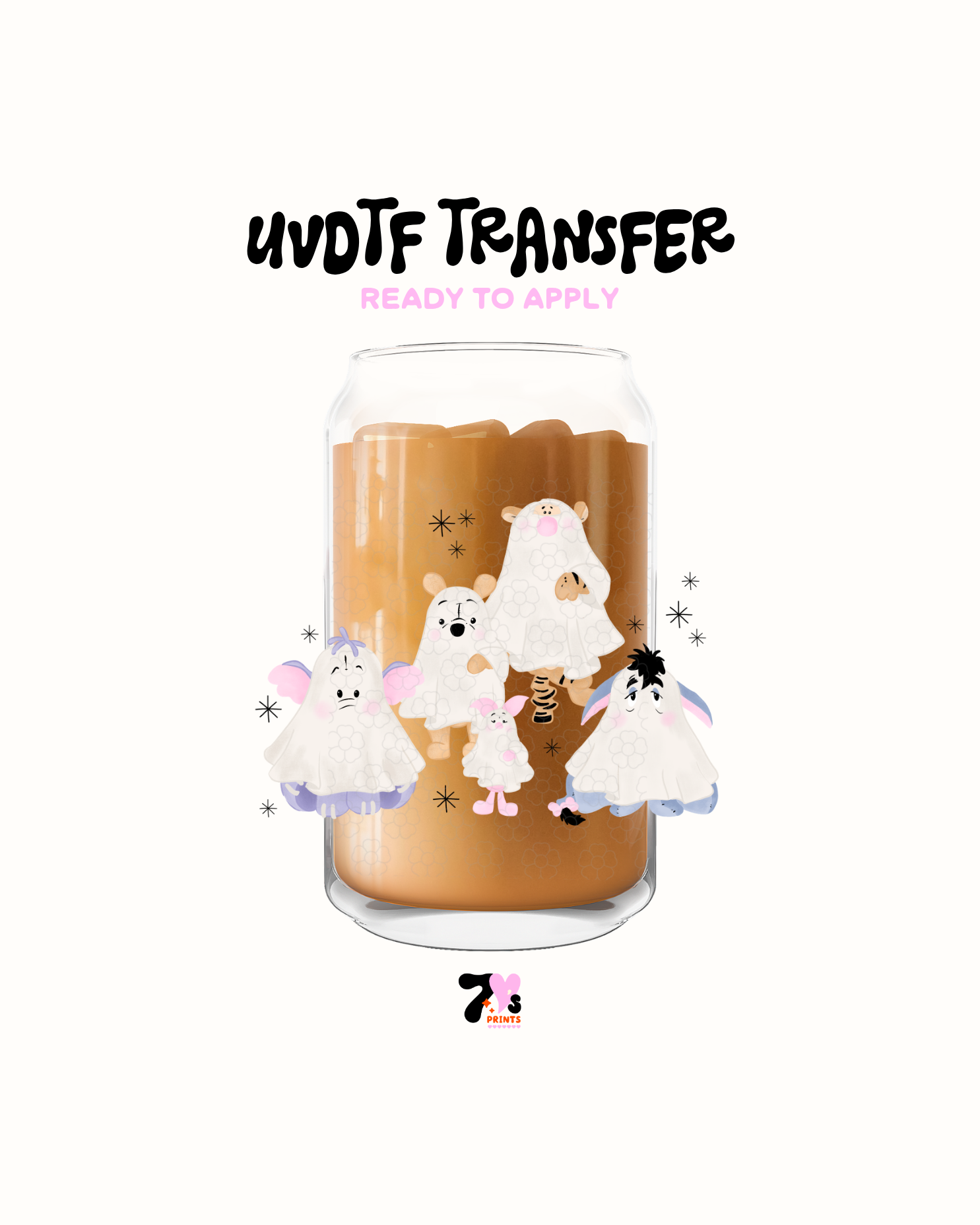 Cute scary friends - UVDTF Decal